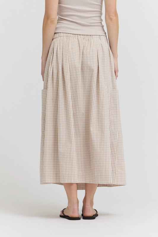 Karierte Midirock "Selena"