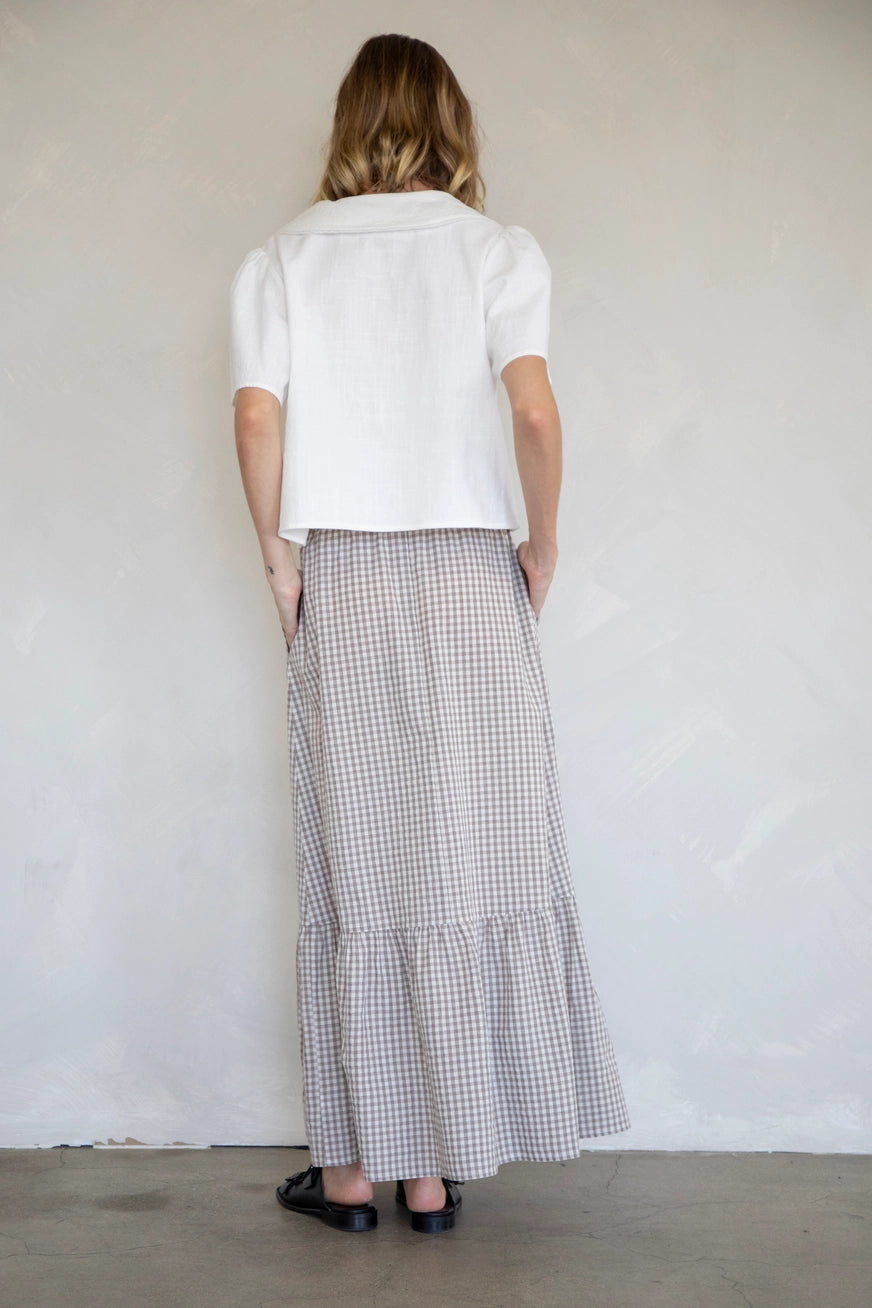 Karierter Maxirock "Tara"