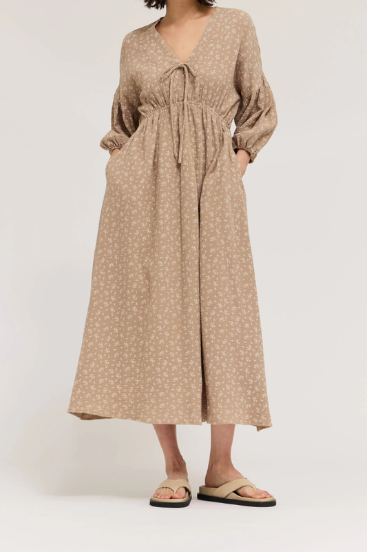 Blümchen Midikleid "Nyla"