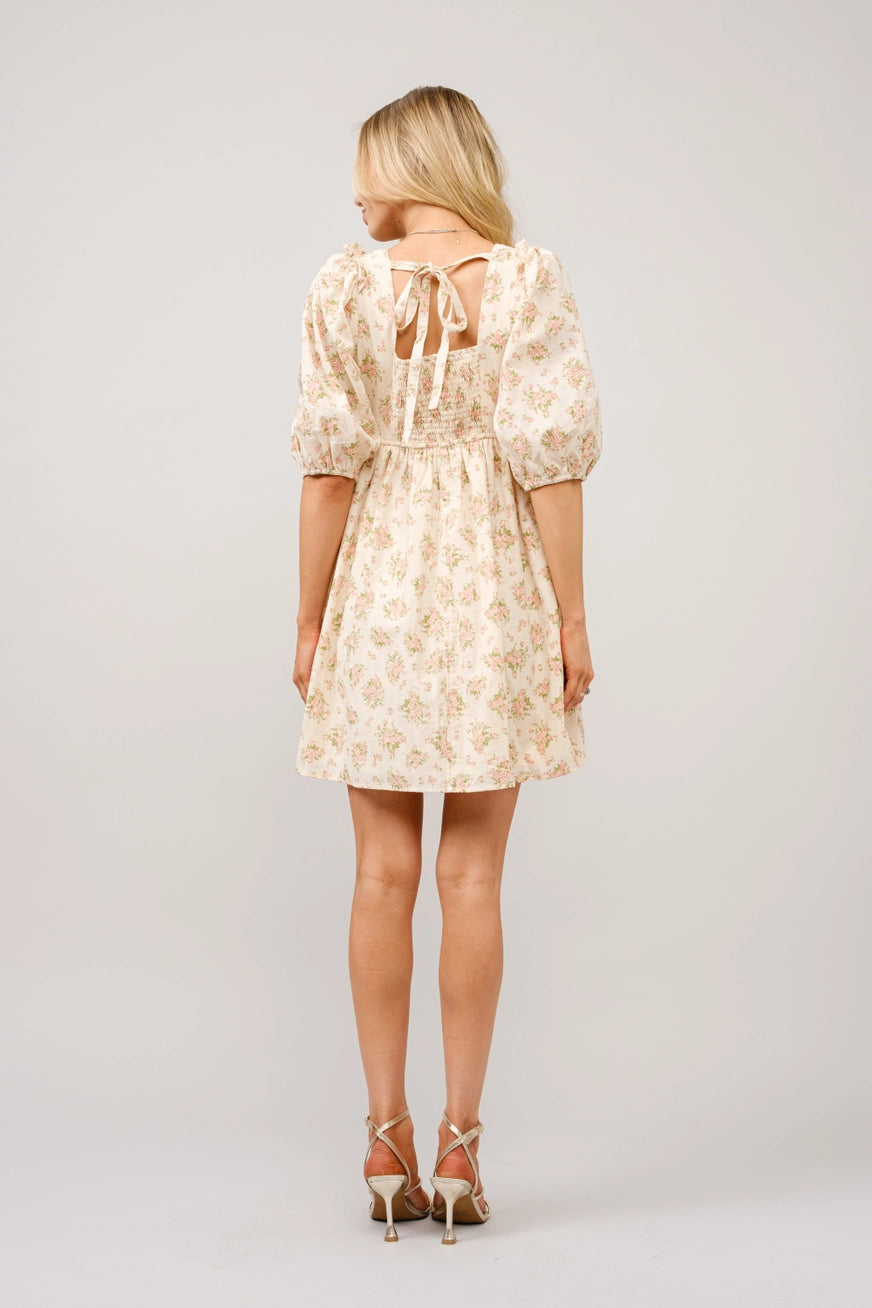 Kurzes Blümchen Kleid "Bella"