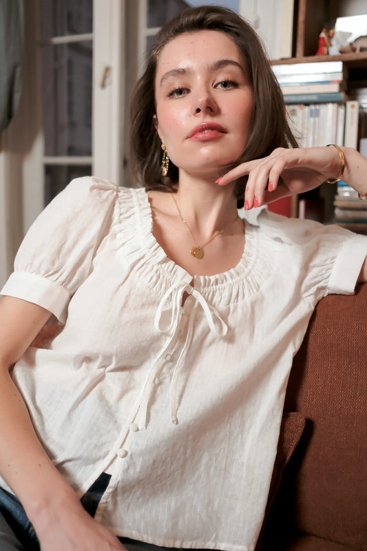 Weisse Bluse "Naomi"