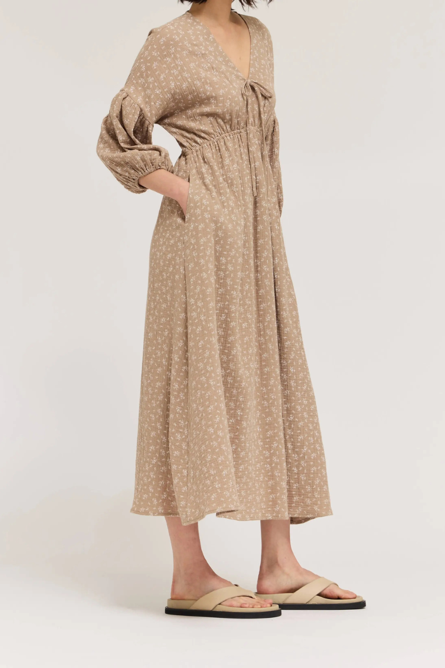 Blümchen Midikleid "Nyla"