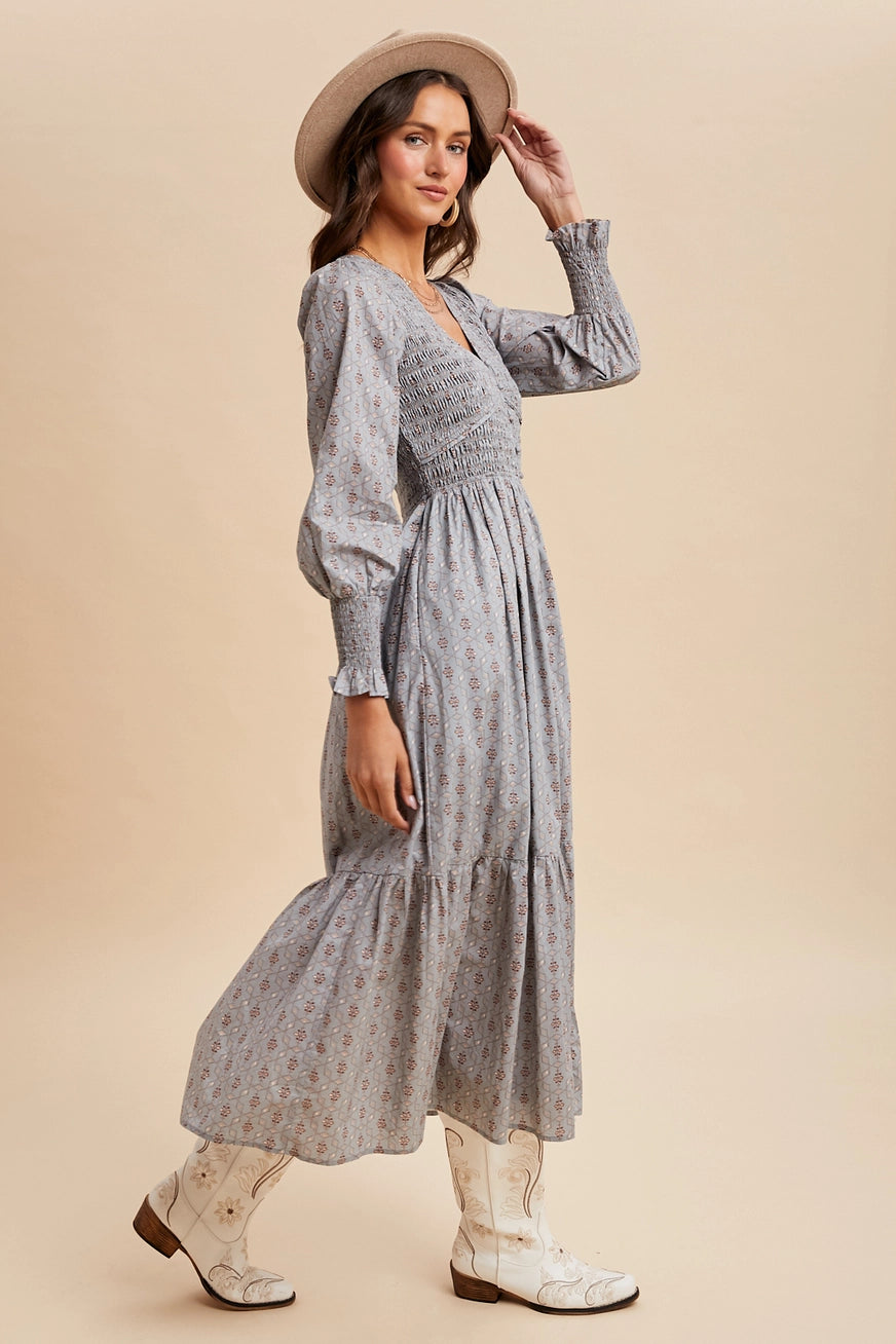 Blümchen Maxikleid "Angela"