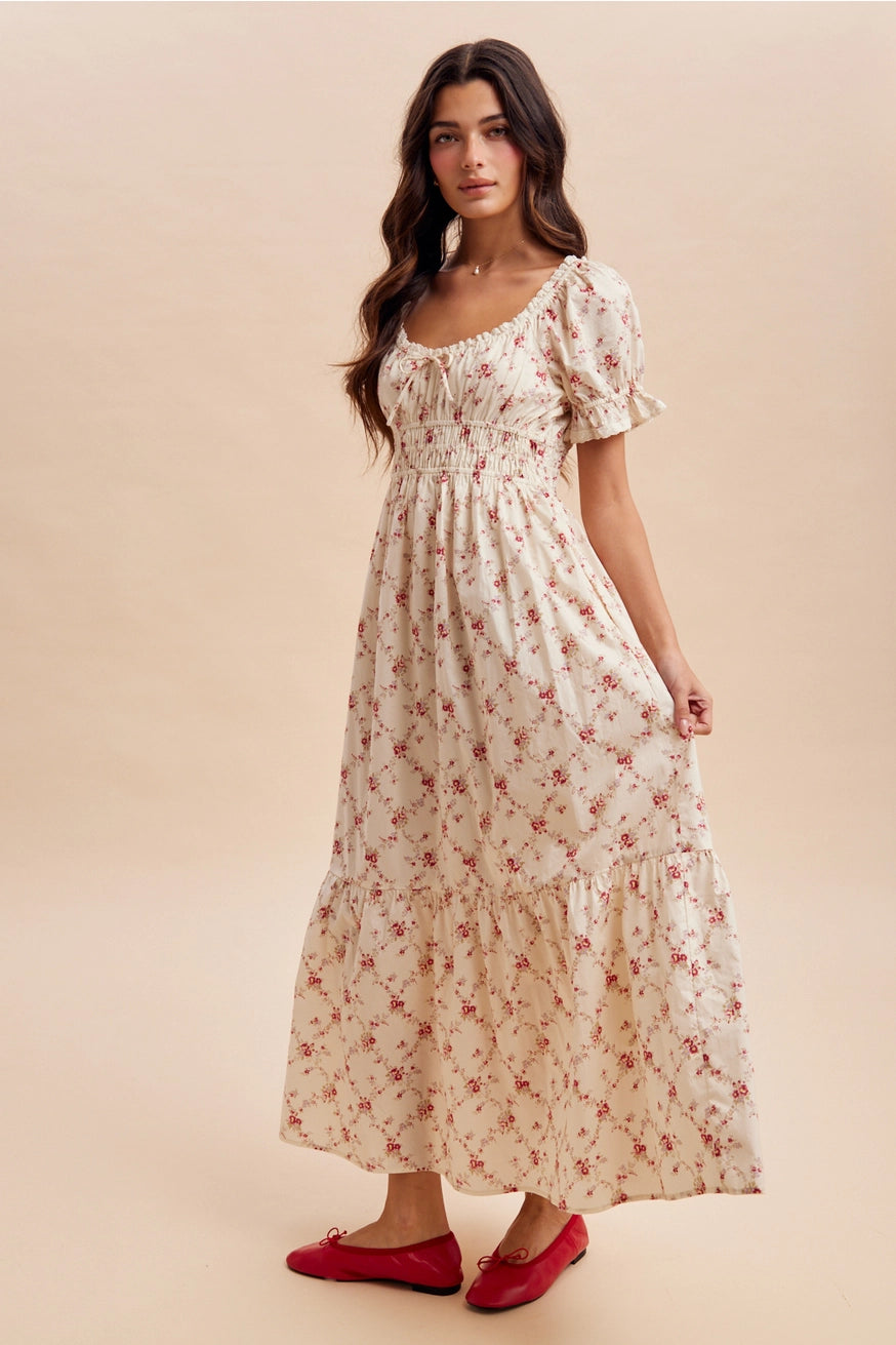Blümchen Midikleid "Callie"