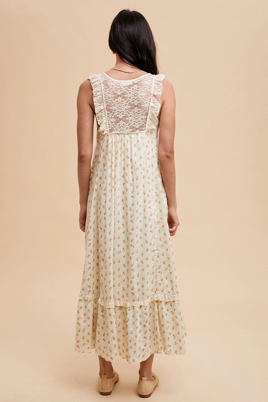 Vintage Kleid mit Blümchenmuster "Kaci"