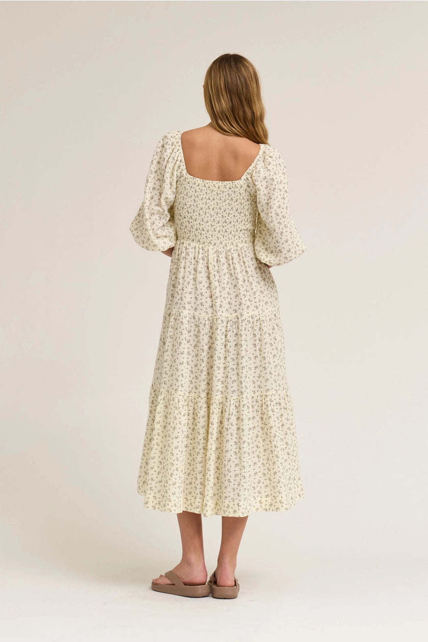 Blümchen Midikleid "Kinley"