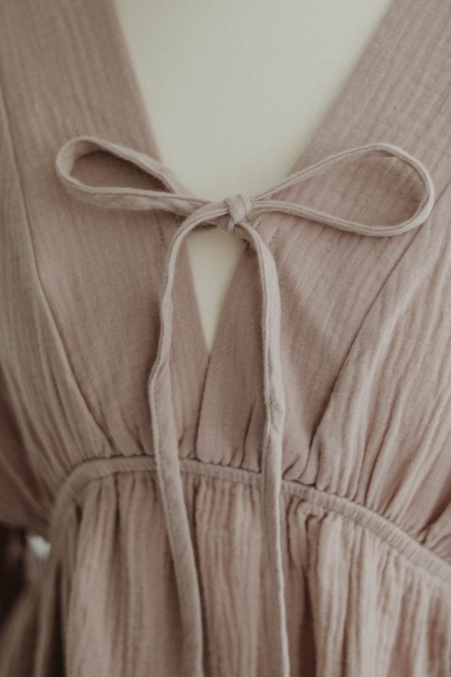 Musselin Midikleid "Esther"- Violett