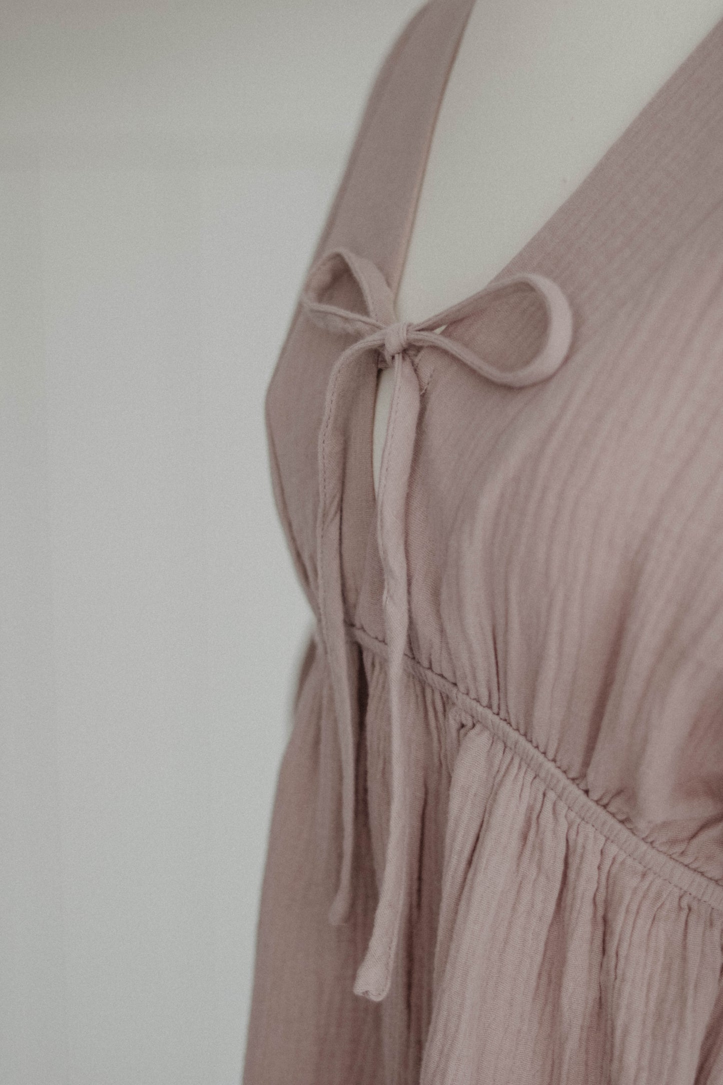 Musselin Midikleid "Esther"- Violett