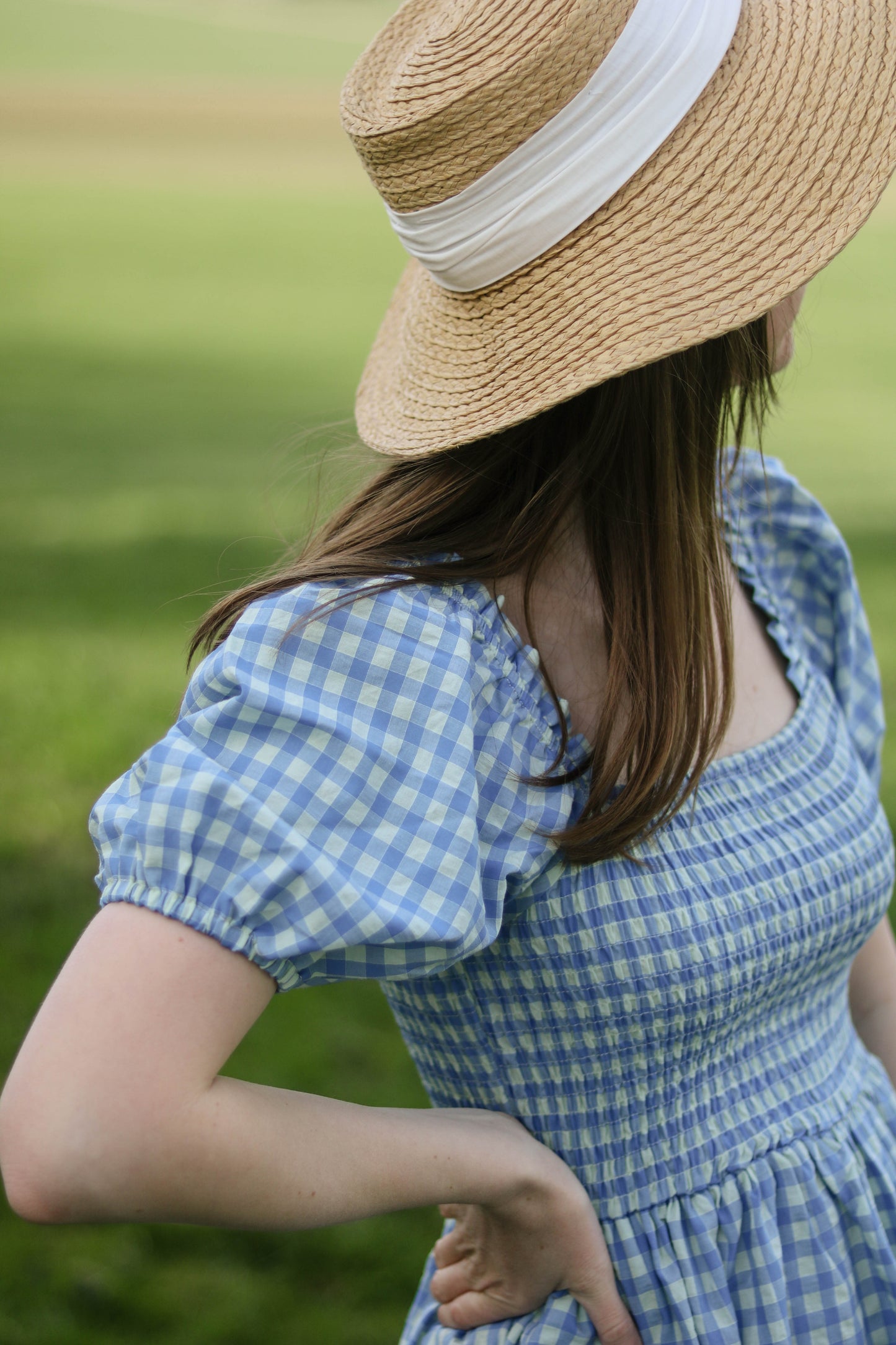 Kariertes Midikleid "Tianna"