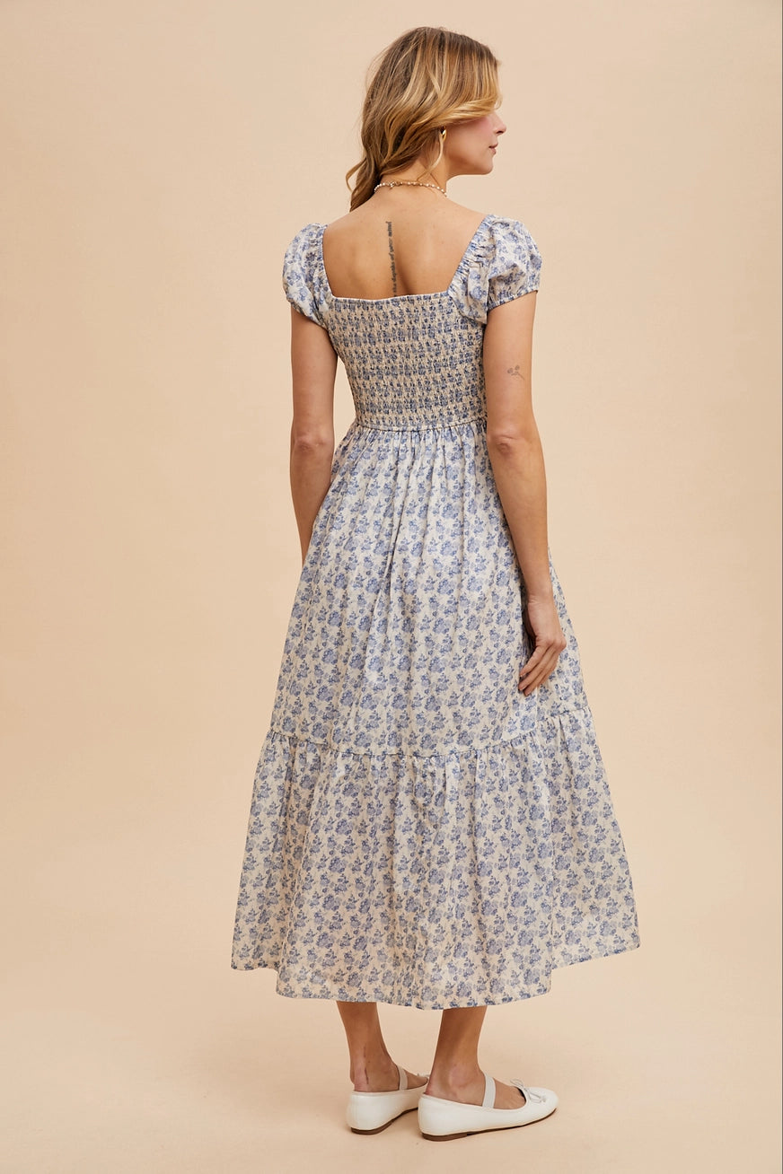 Blümchen Midikleid "Natalia"