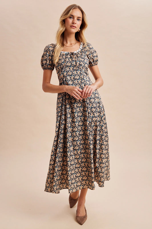 Blümchen Midikleid "Robin"