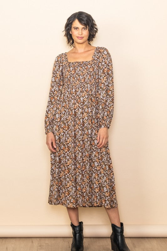 Blümchen Midikleid "Daniella"