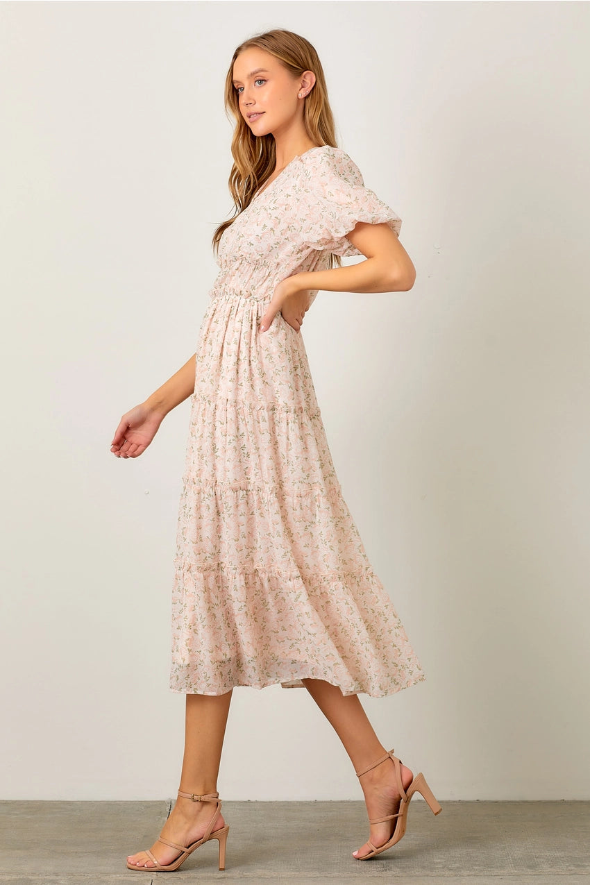 Blümchen Midikleid "Lena"