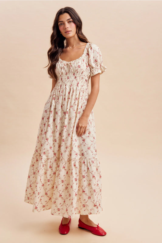 Blümchen Midikleid "Callie"