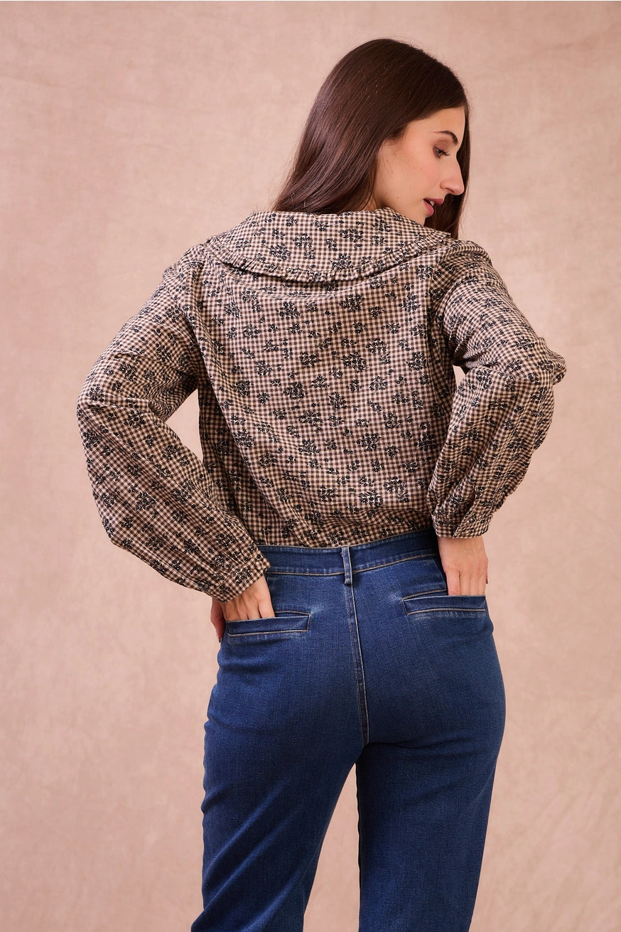 Karierte Bluse "Alaine"