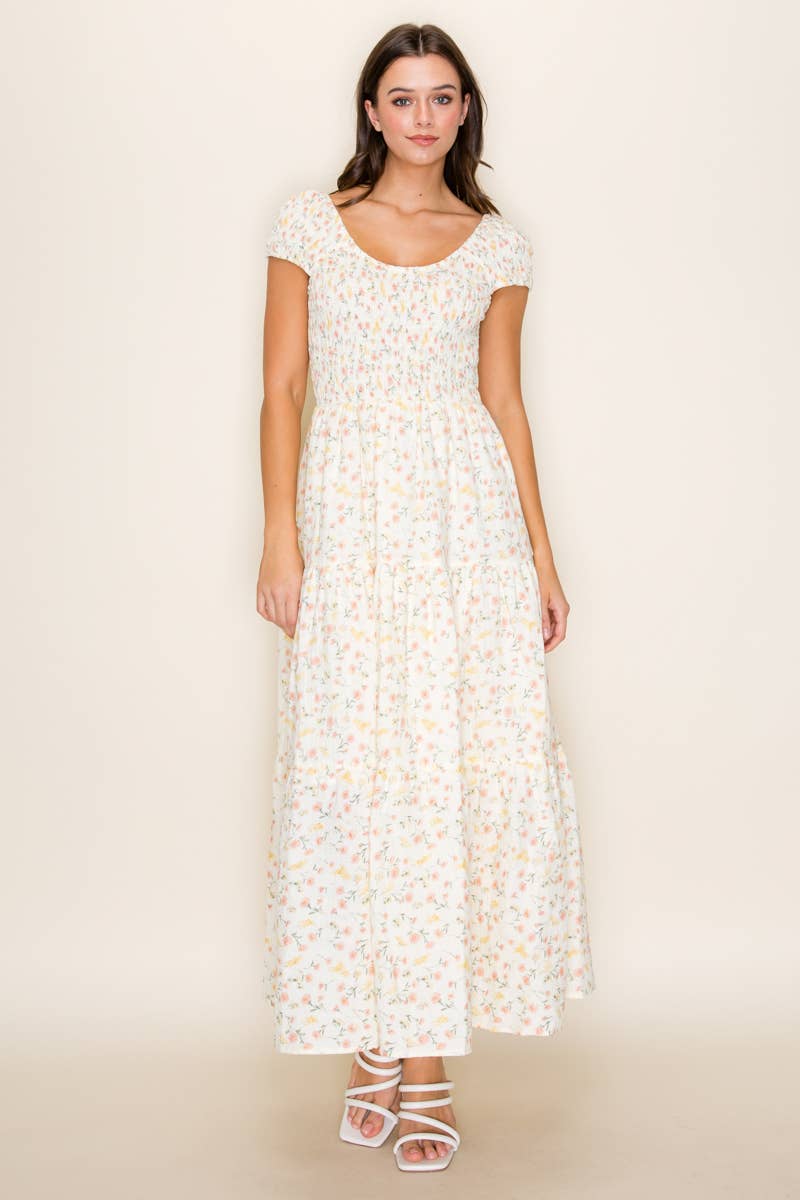 Blümchen Midikleid "Jasmine"