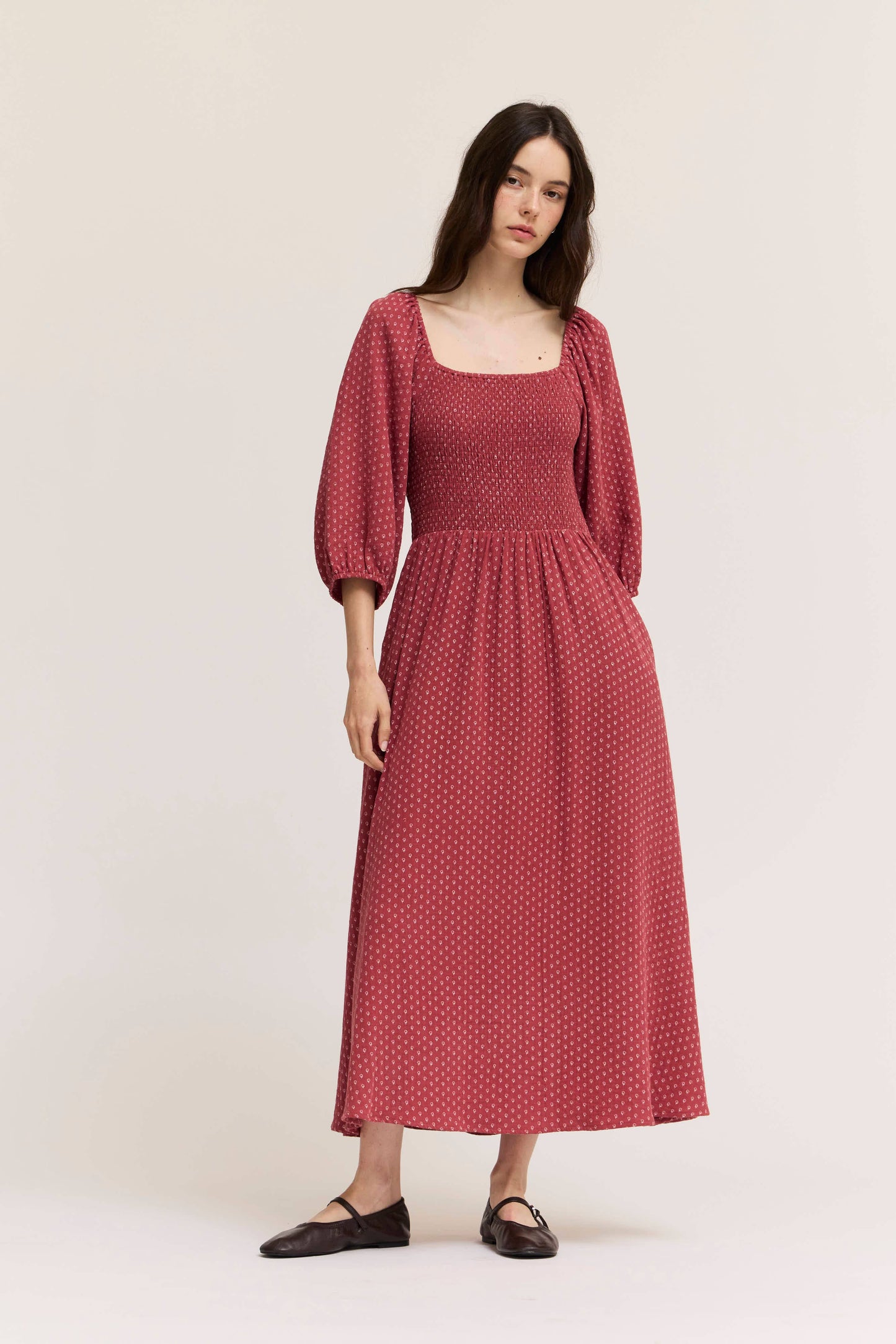 Blümchen Midikleid "Ruby"