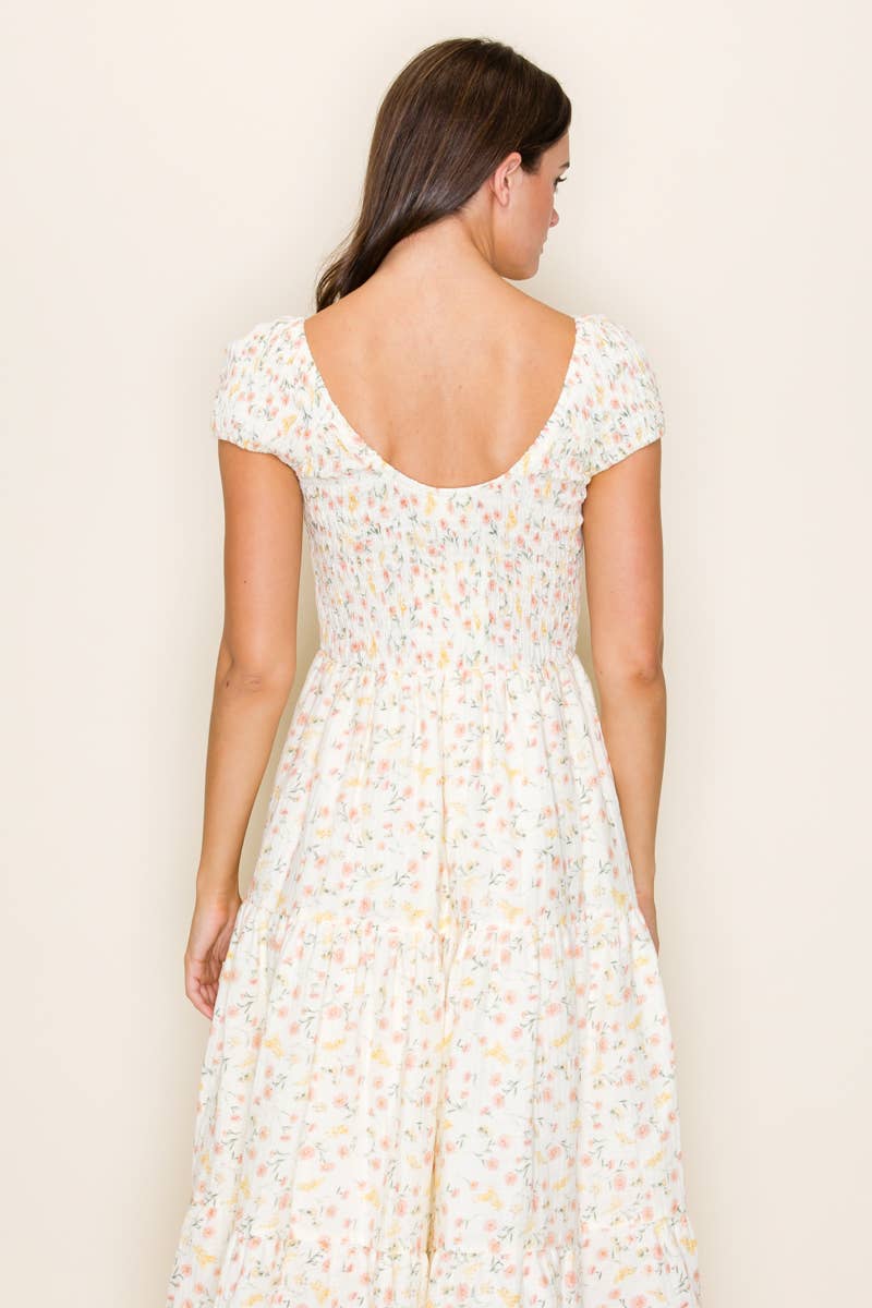 Blümchen Midikleid "Jasmine"