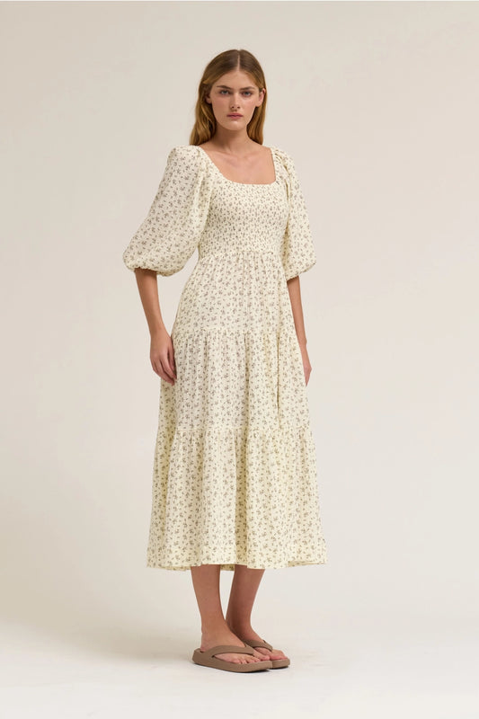 Blümchen Midikleid "Kinley"