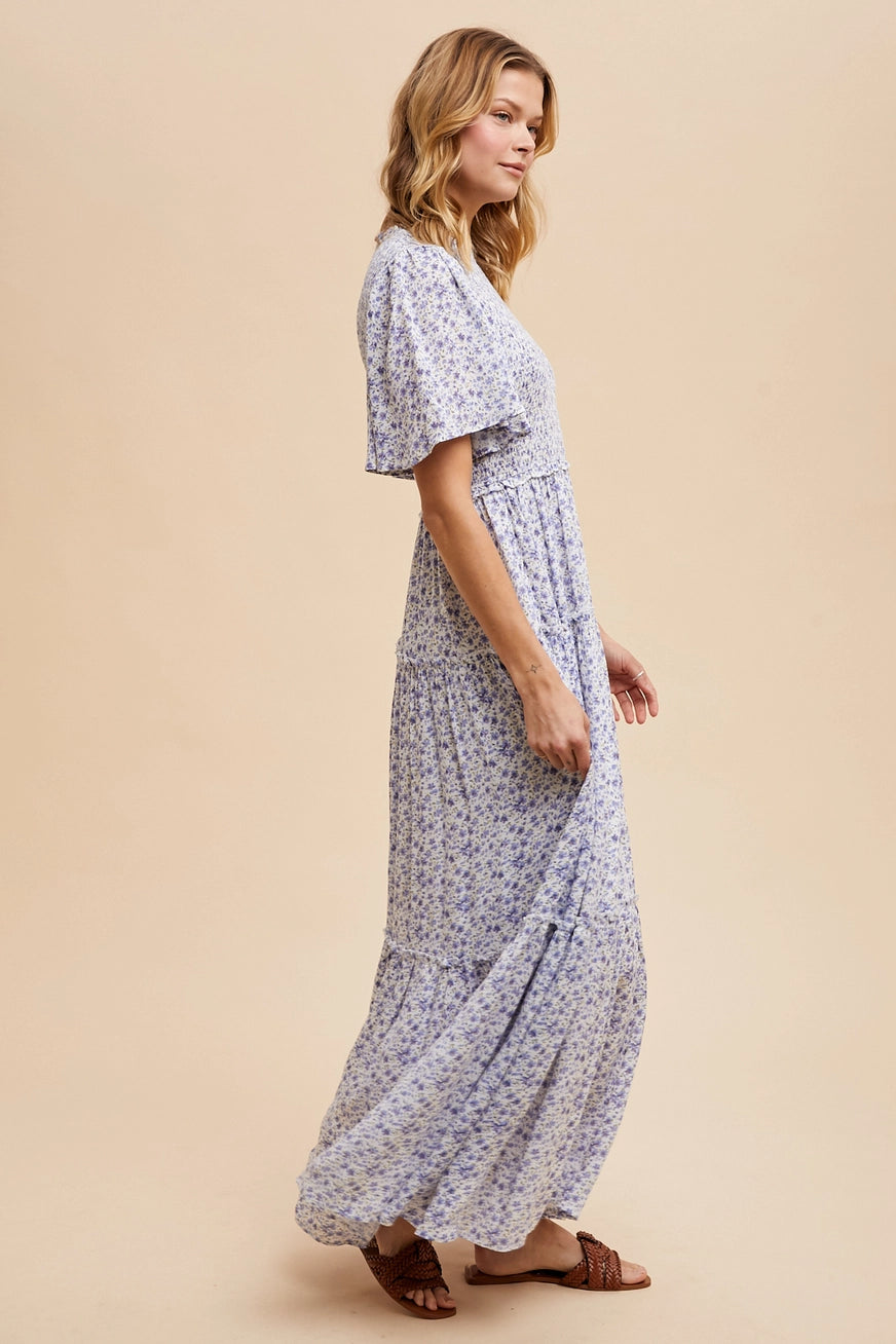 Blümchen Maxikleid "Cynthia"