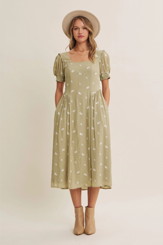 Blumen Midikleid "Lola"