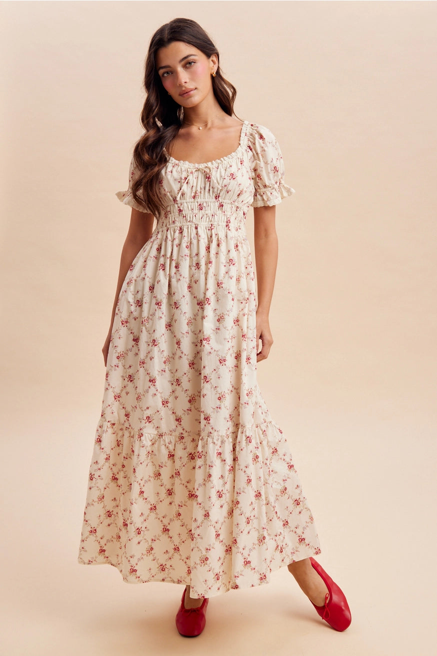Blümchen Midikleid "Callie"