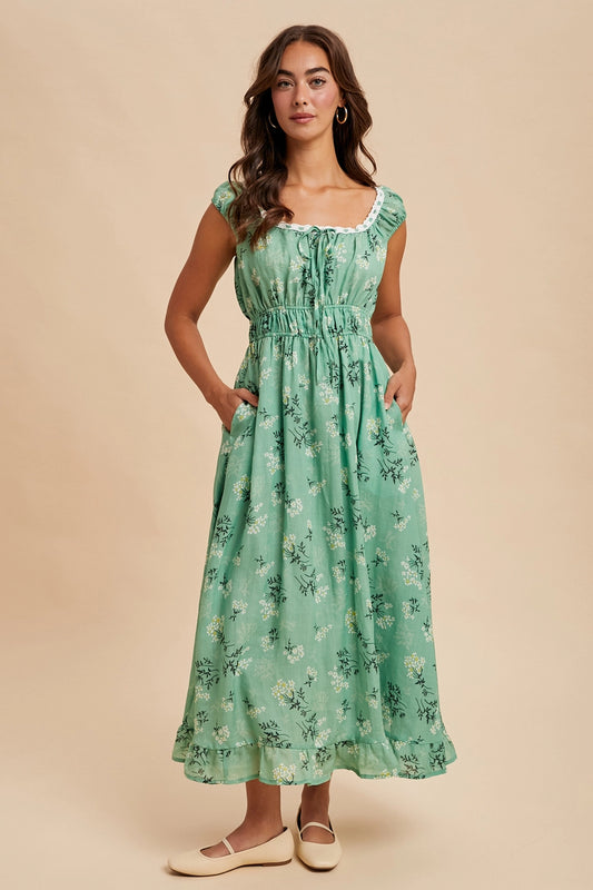 Blümchen Maxikleid "Matilda"