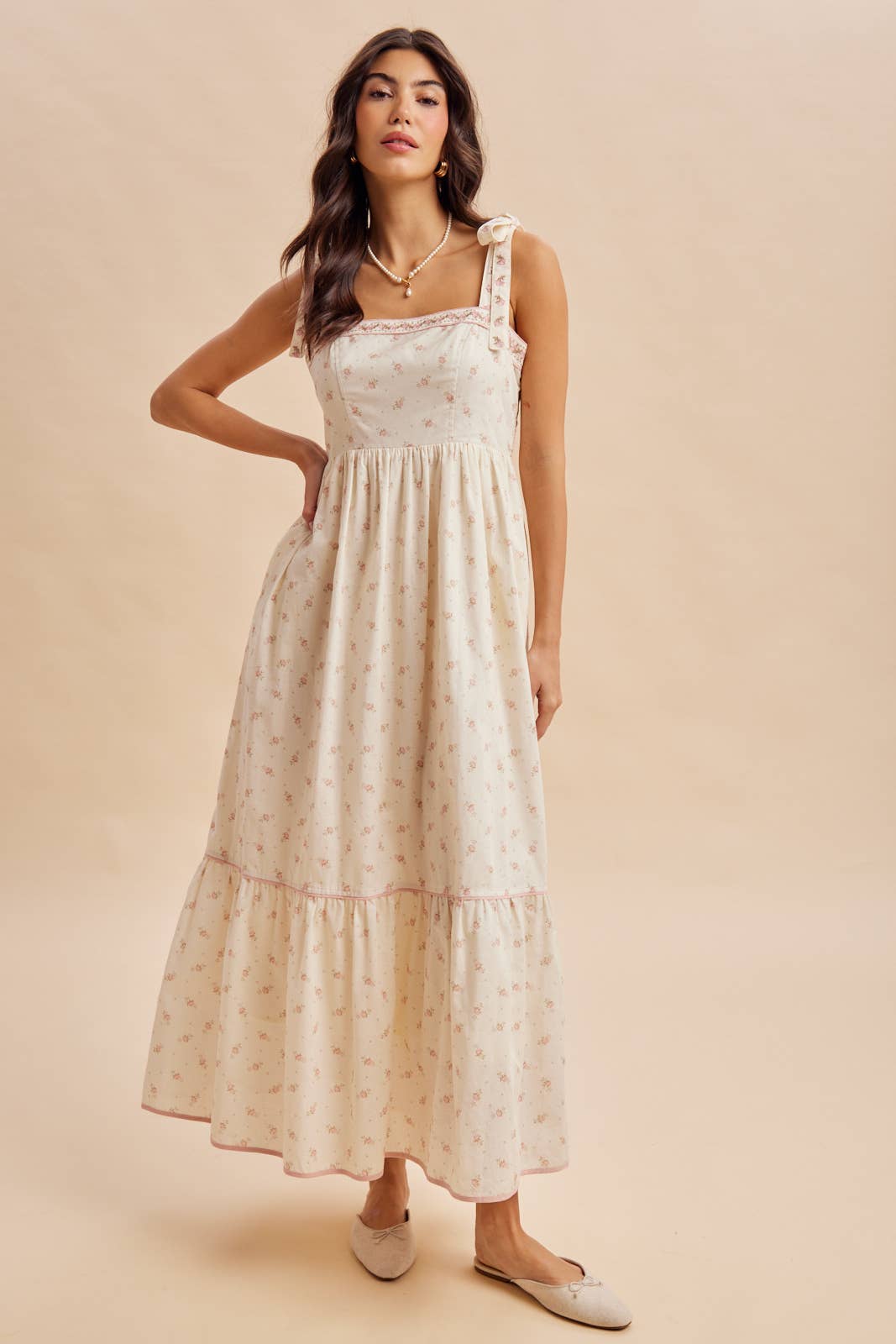 Blümchen Trägerkleid "Cordelia"