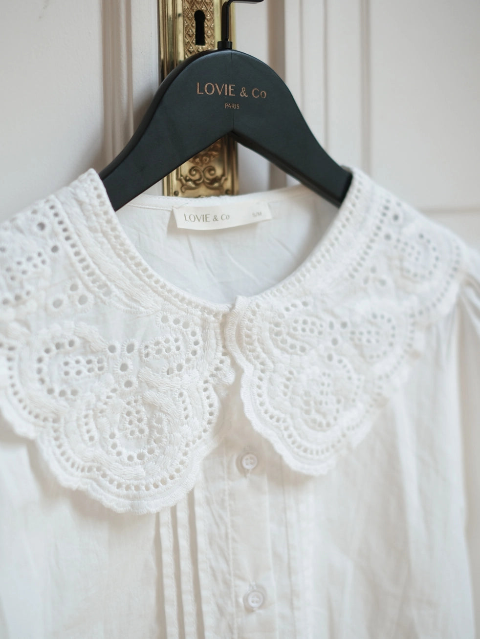 Bluse mit Bubikragen "Adeline"