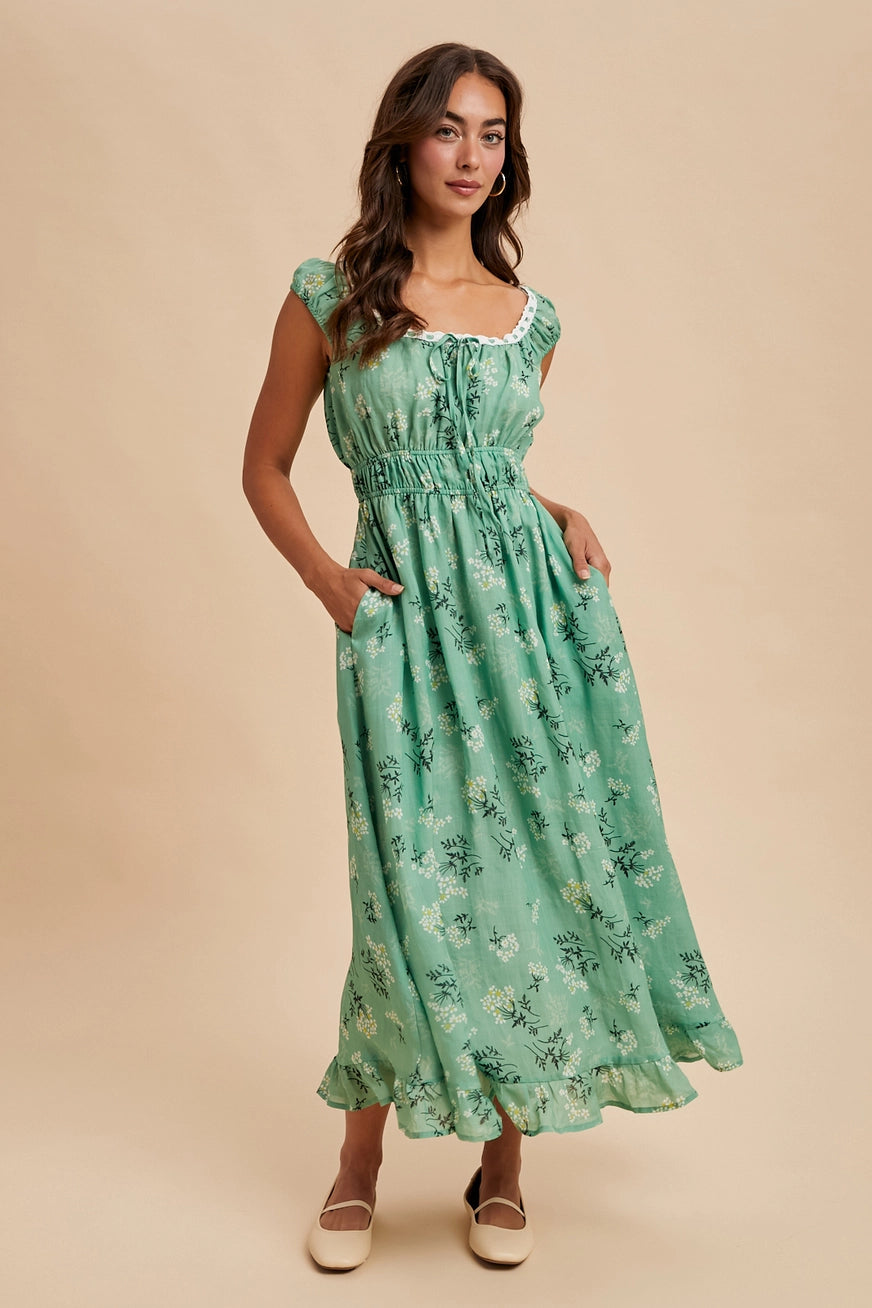 Blümchen Maxikleid "Matilda"