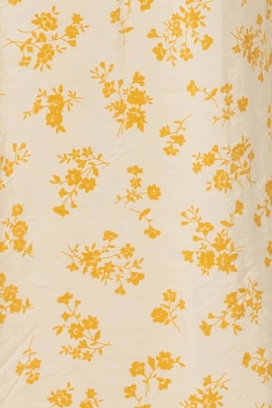 Blümchen Midikleid "Francine" (gelb)