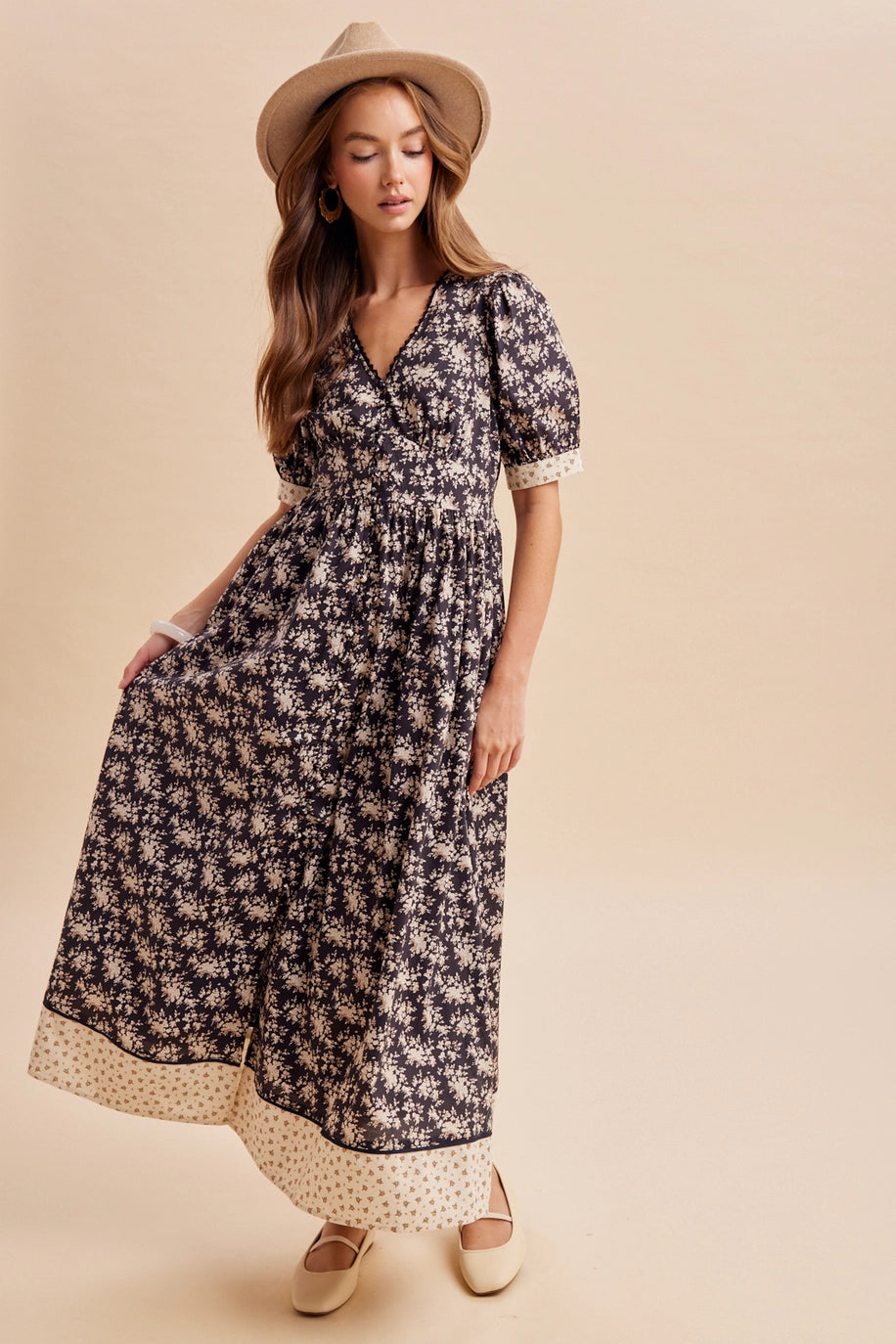 Blümchen Midikleid "Emerson"