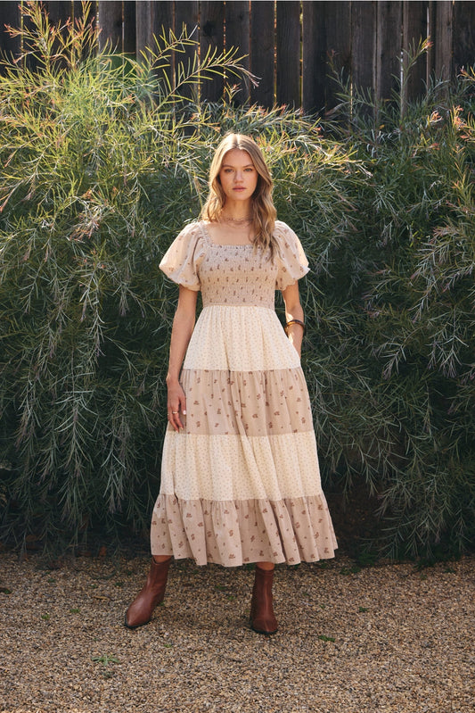 Blümchen Midikleid "Hannah"