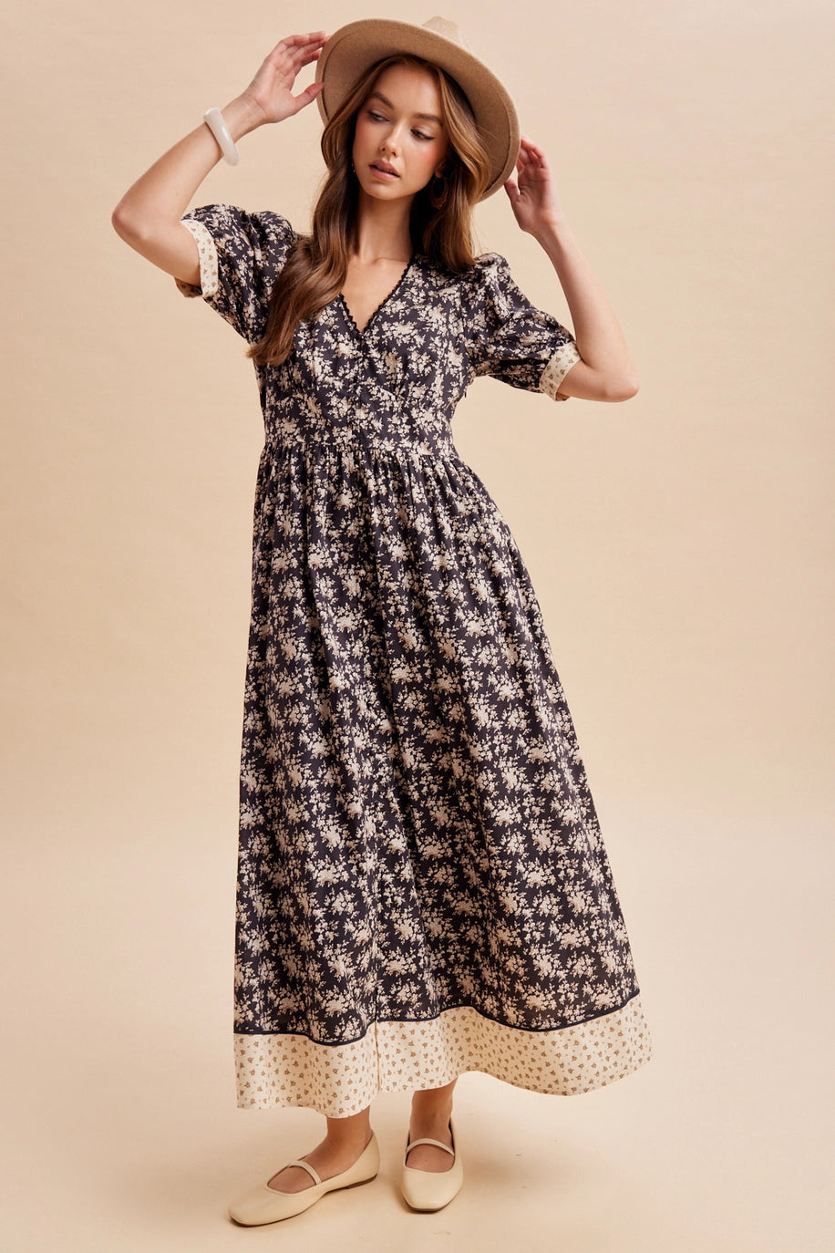 Blümchen Midikleid "Emerson"