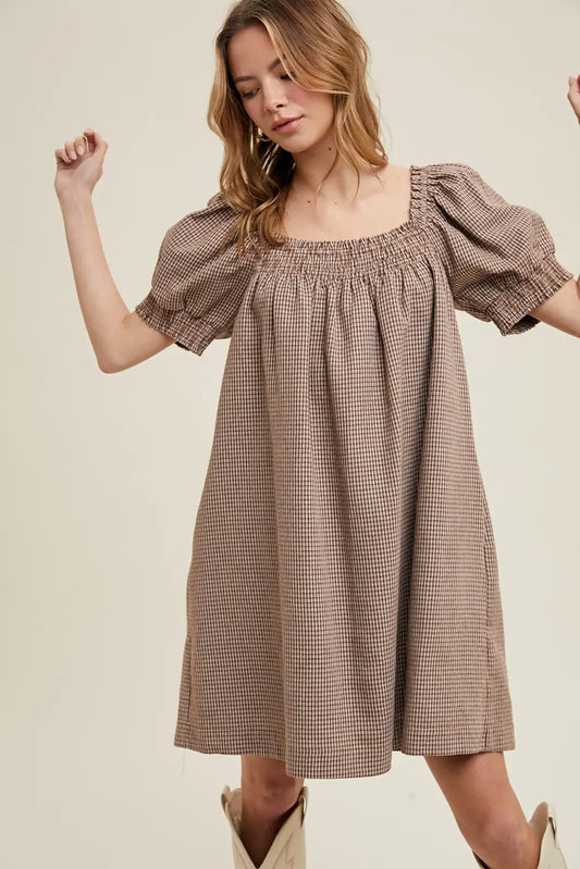 Kariertes Kleid "Lennie"