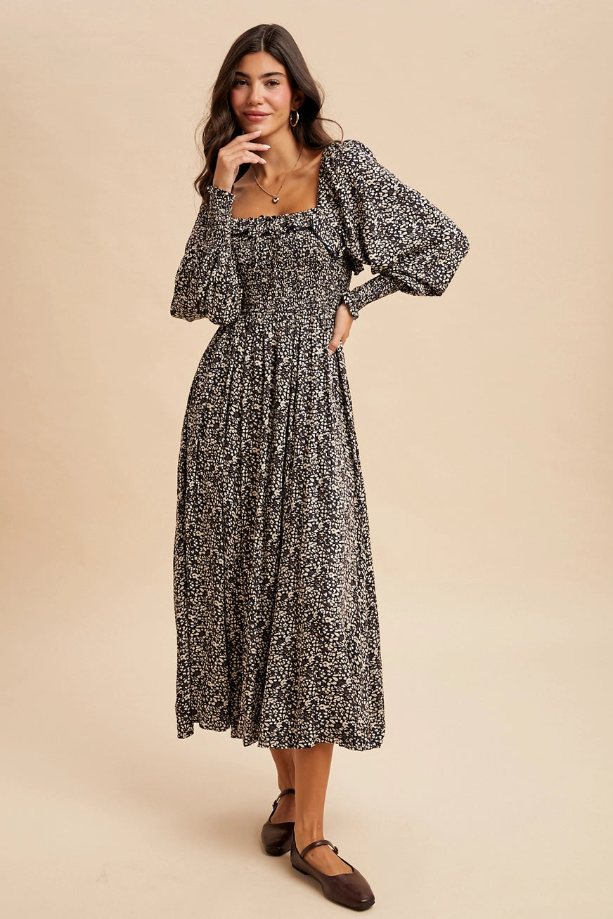 Blümchen Midikleid "Beth"