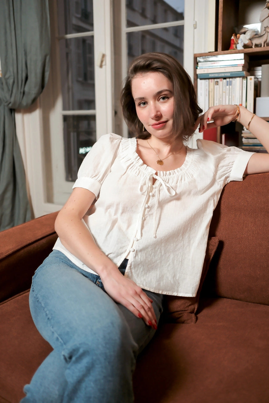 Weisse Bluse "Naomi"