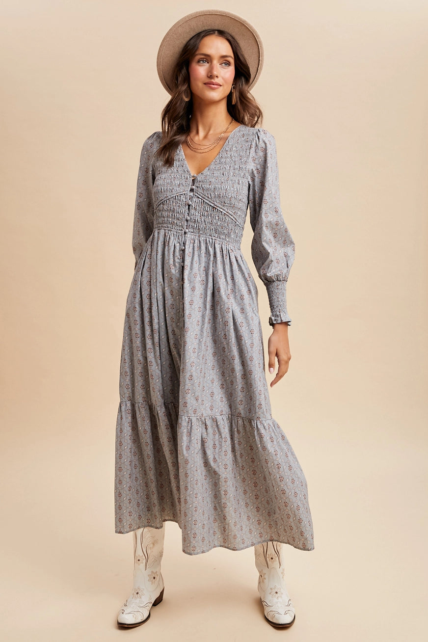 Blümchen Maxikleid "Angela"