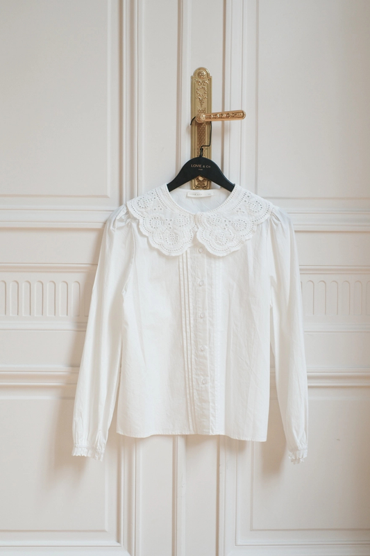 Bluse mit Bubikragen "Adeline"