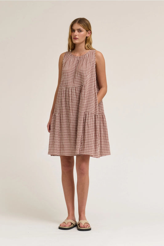 Kurzes Kariertes Kleid "Nina"