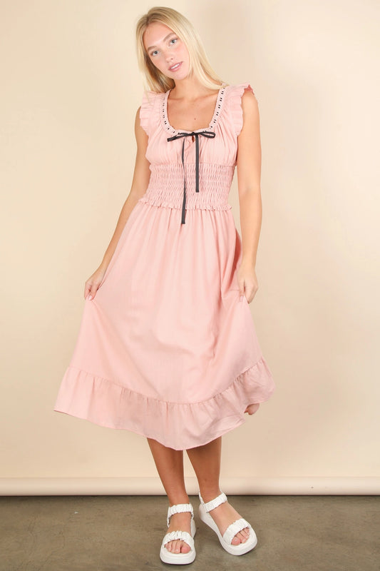 Midikleid "Daphne" Rosa