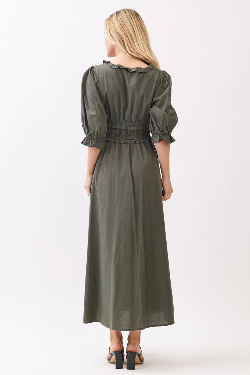 Midikleid "Olive"