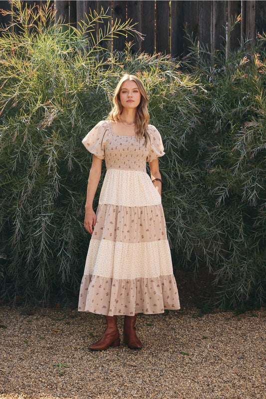 Blümchen Midikleid "Hannah"