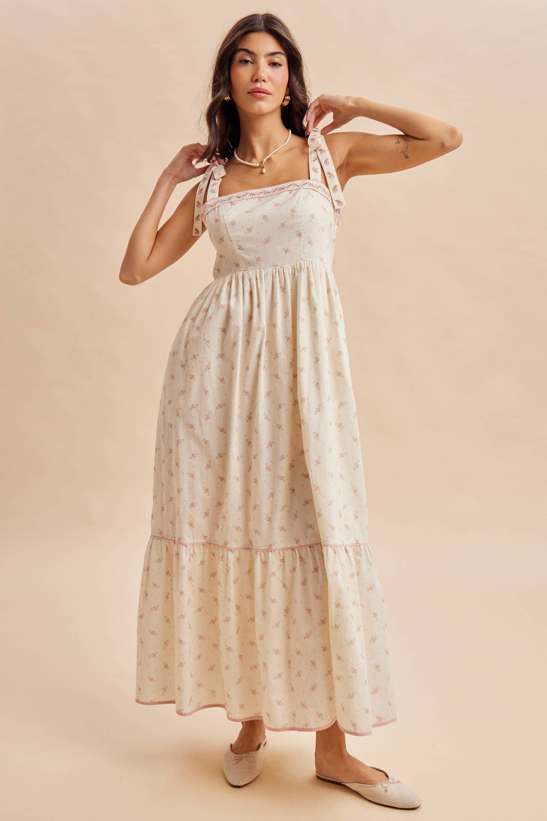 Blümchen Trägerkleid "Cordelia"