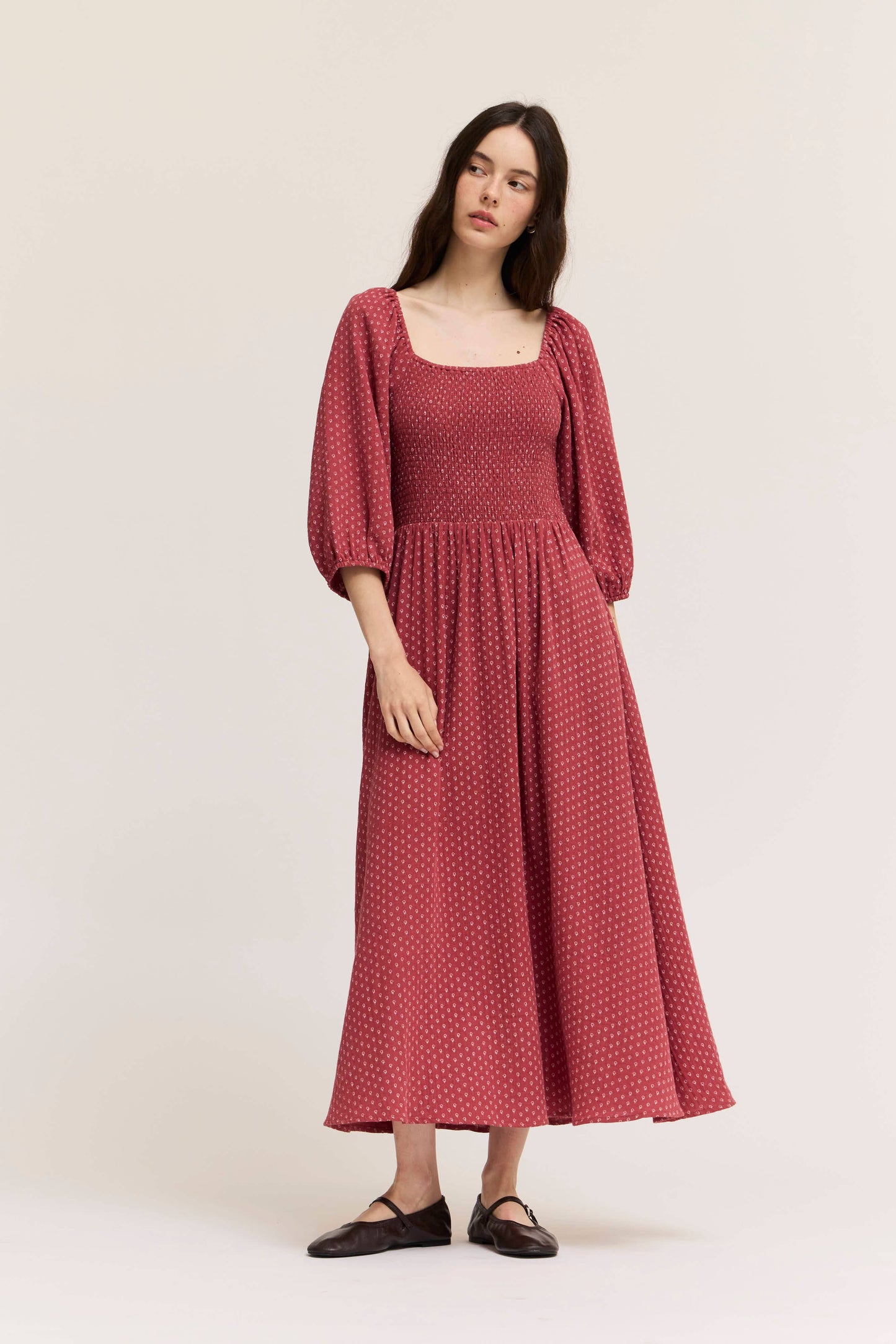 Blümchen Midikleid "Ruby"
