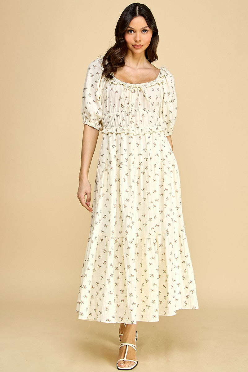 Blümchen Midikleid "Kamila"