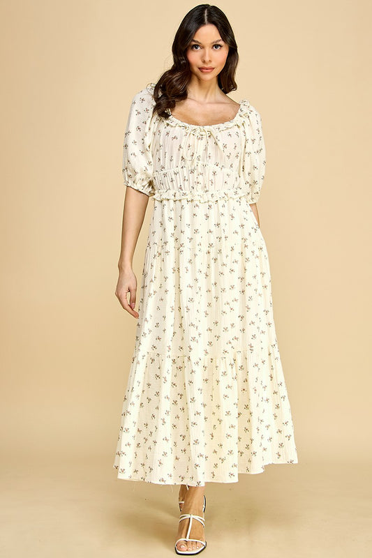 Blümchen Midikleid "Kamila"