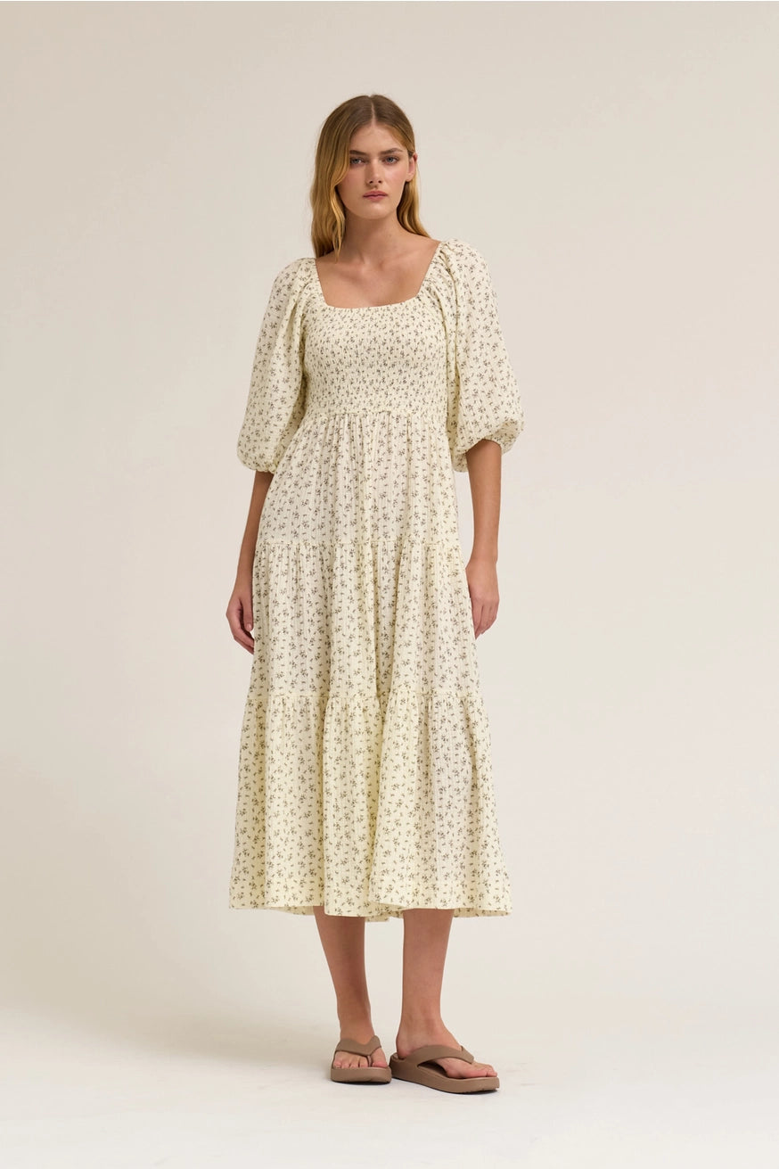 Blümchen Midikleid "Kinley"