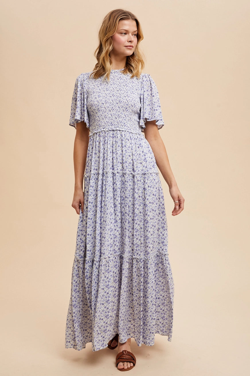 Blümchen Maxikleid "Cynthia"