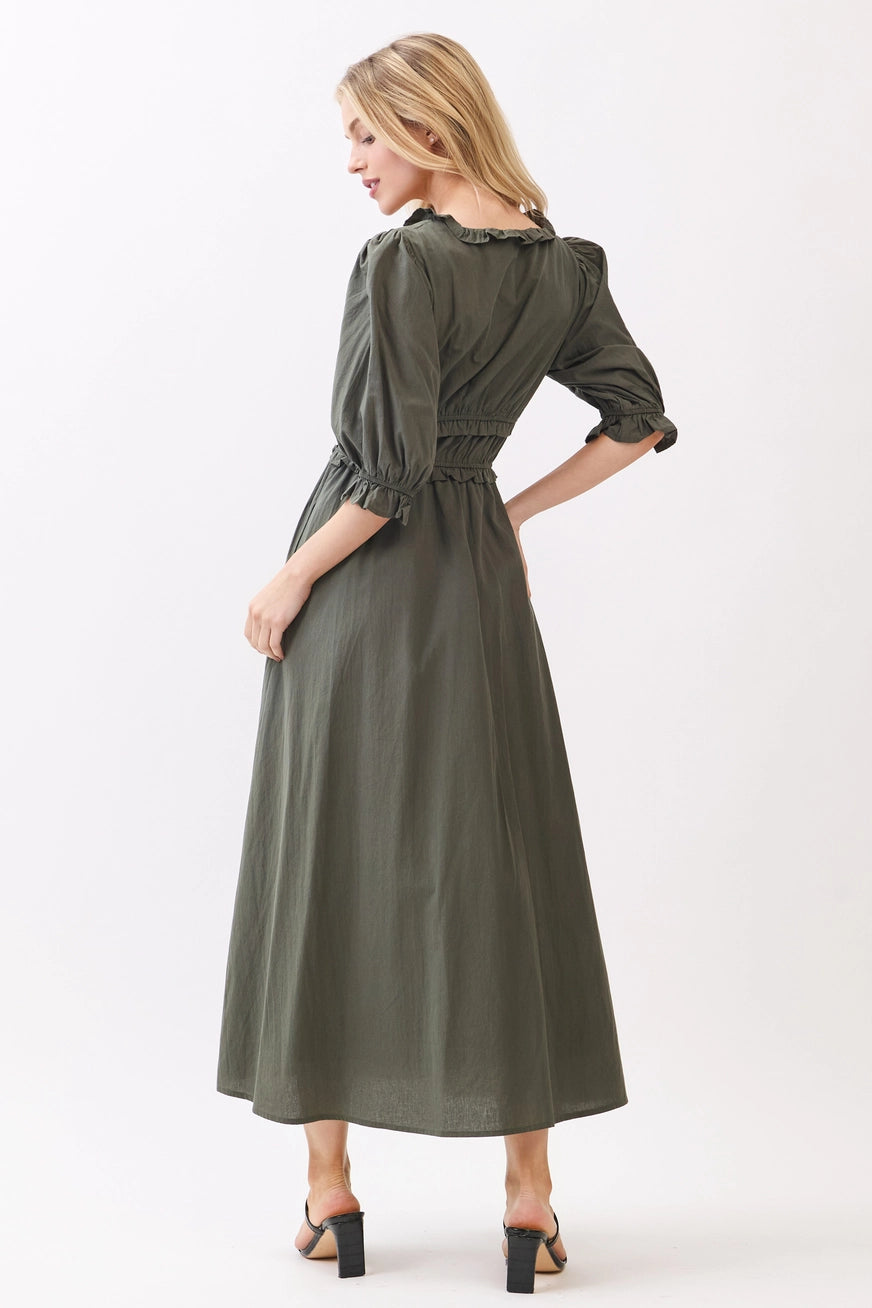 Midikleid "Olive"